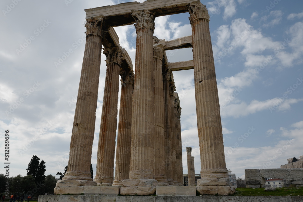 ギリシャ アテネ 神殿 空 2019