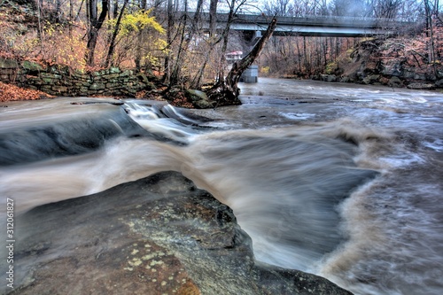 Plum Creek Falls, David Fortier Park, Olmsted Falls, Ohio photo