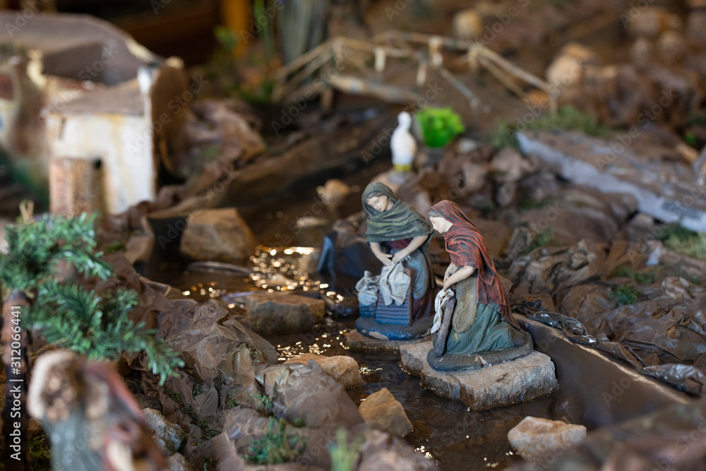 Obraz premium still life portal dolls of belen