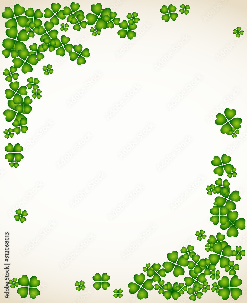 Saint Patrick's Day frame background