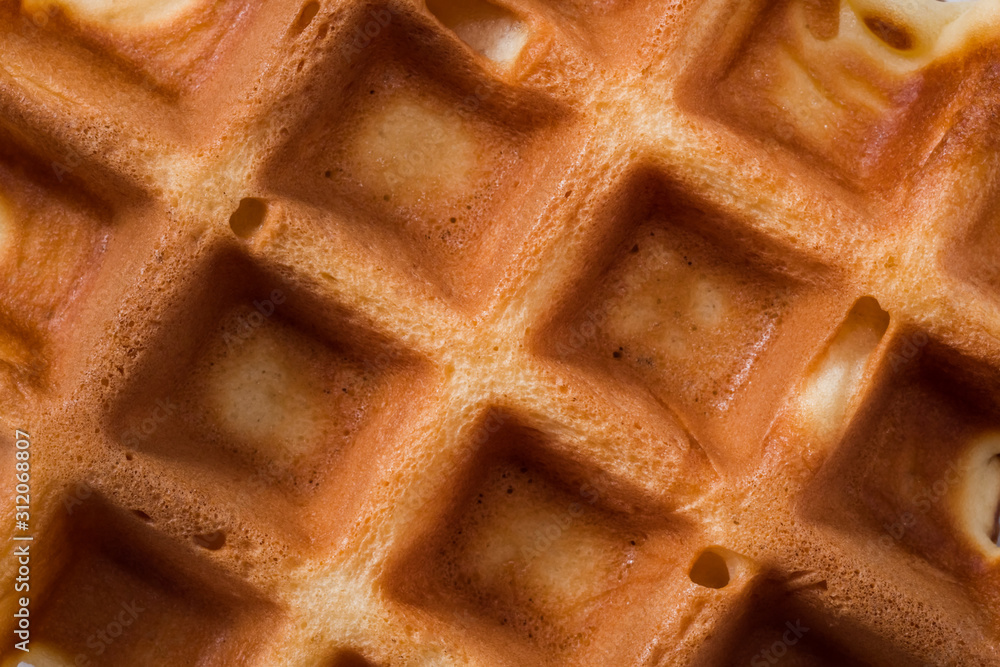 ワッフル Waffles of Dutch, French and Belgian foods ワッフル Waffles of Dutch, French and Belgian foods