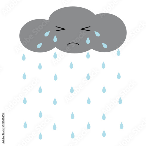 sadness grey crying cloud raining