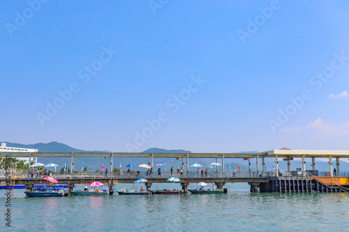 view of pier in sai kung © SheungYan