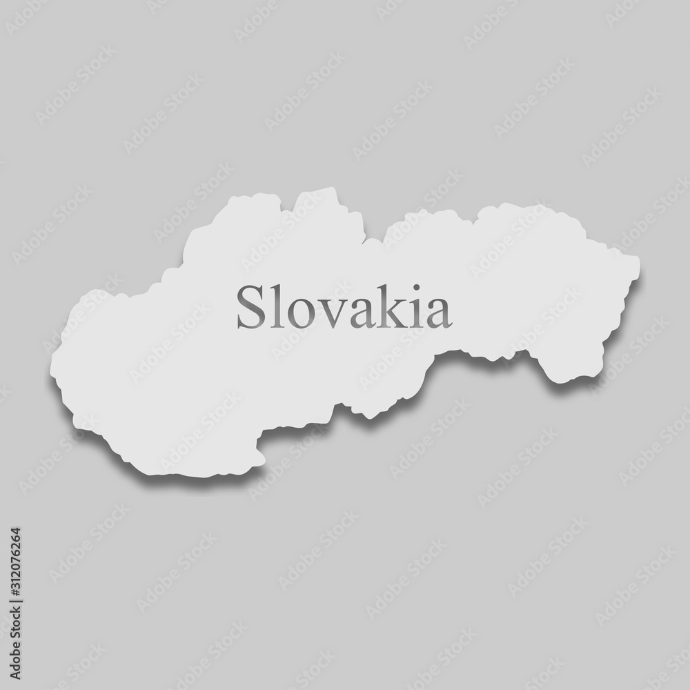 map of Slovakia map of Slovakia