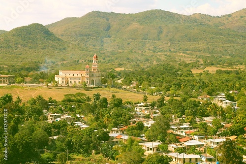 El Cobre, Cuba. Retro filtered colors. photo