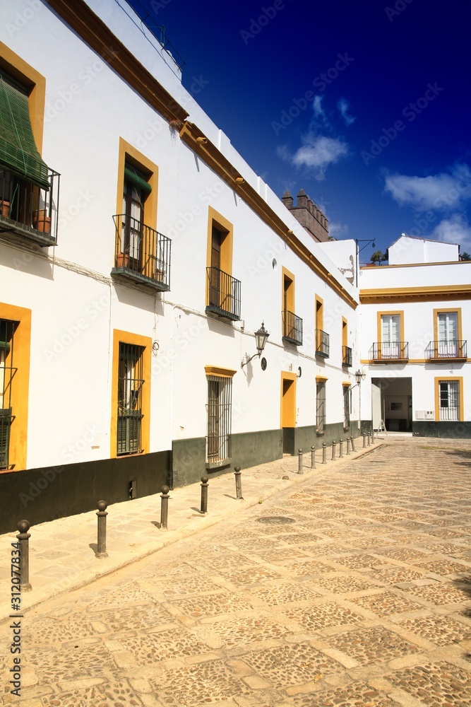 Fototapeta premium Seville city, Spain. Filtered colors style.