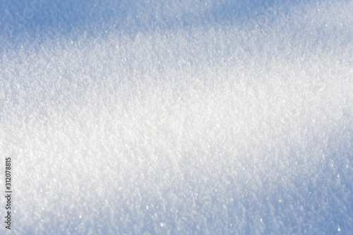 Closeup of snow, background/ texture © aniad