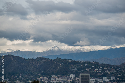 A Christmas day rain storm brought a heavy soaking to the SoCal region, coating the local mountains with a fresh base of snow.