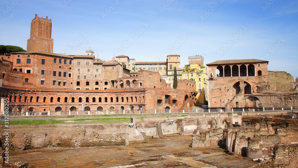 Rome - Trajan Forum - Italian landmarks