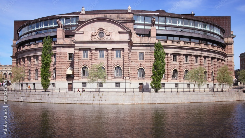 Sweden parliament in Stockholm