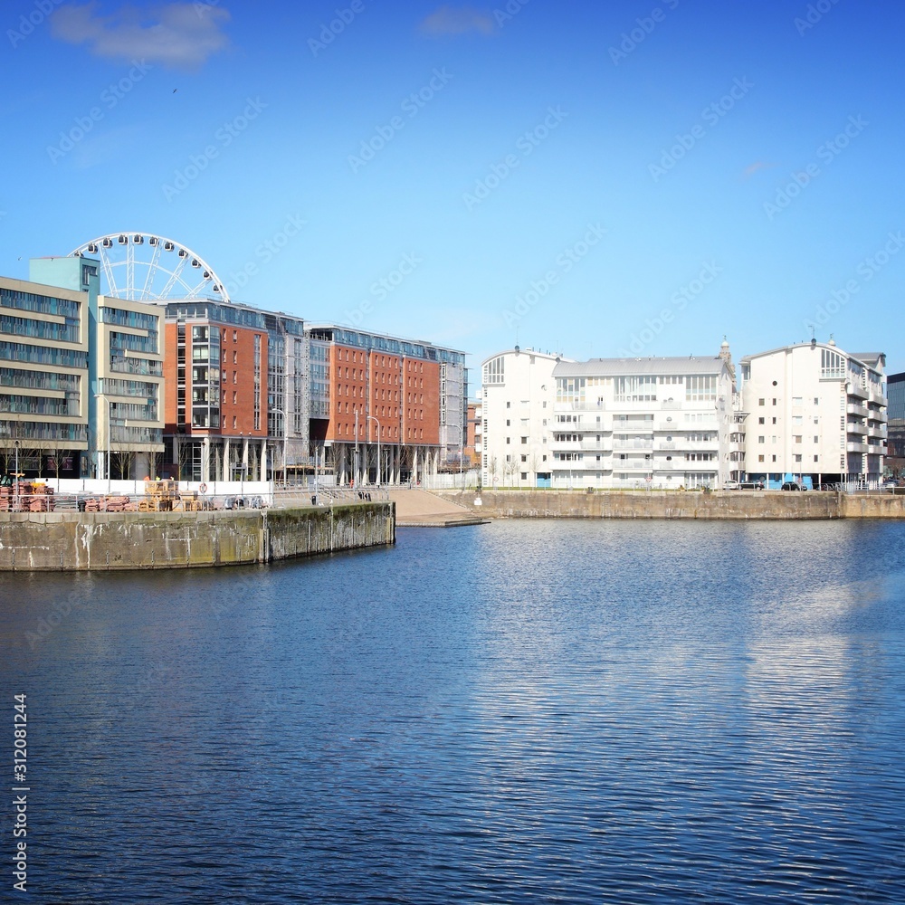 Liverpool city dock - British landmarks