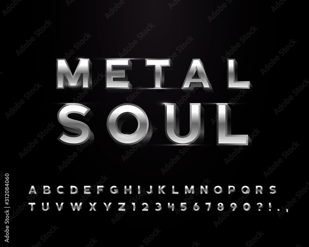 Chrome metal letters with some glow effected transparency objects, steel chromatic alphabet. Chrome metal letters with some glow effected transparency objects, steel chromatic alphabet.