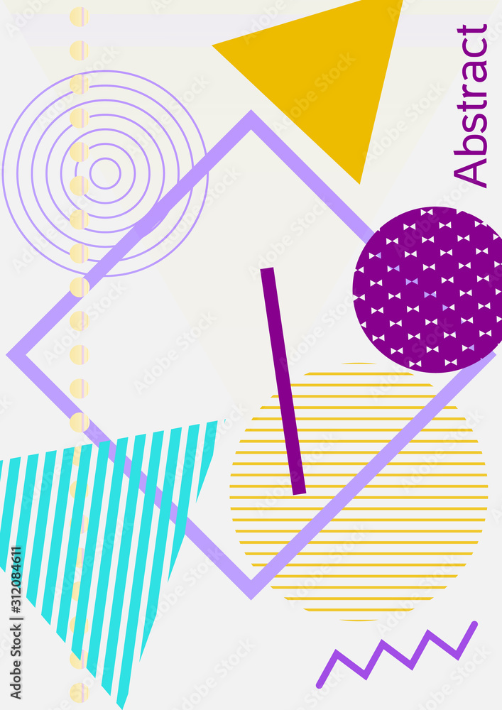 Memphis cover design.