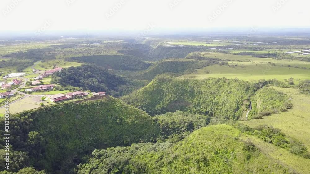 American jungle of Panama and coffee plantation American jungle of Panama and coffee plantation