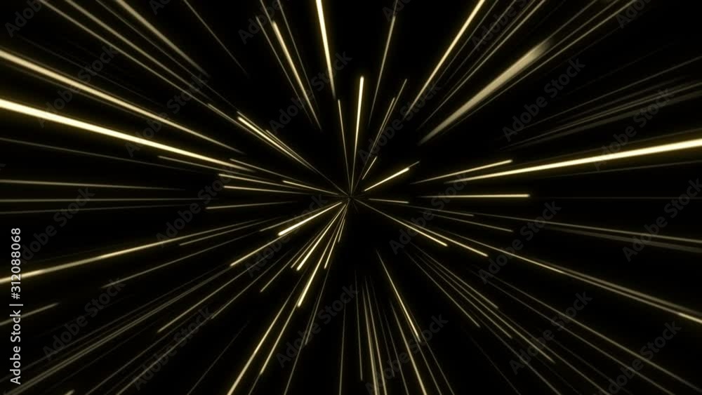 Fast gold firework light in dynamic speed motion, animation background for intro or presentation concept with copy space. Seamless loop 4k footage. Fast gold firework light in dynamic speed motion, animation background for intro or presentation concept with copy space. Seamless loop 4k footage.