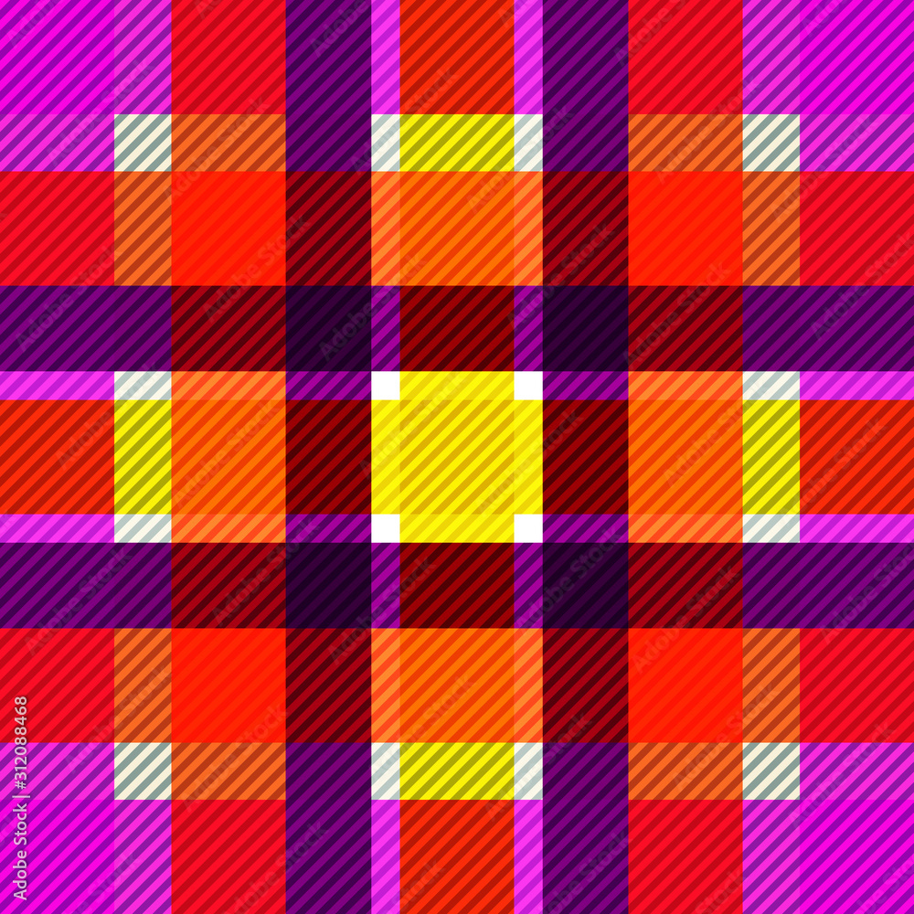 Tartan fabric texture