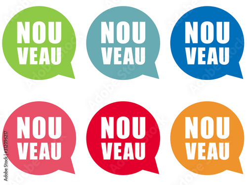 NOUVEAU BULLE FLÈCHE À DROITE