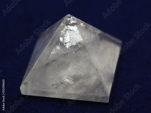 Quartz Crystal Pyramid