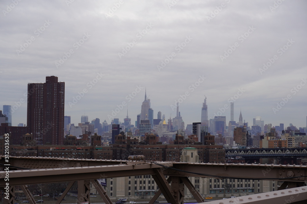 view from city bridge