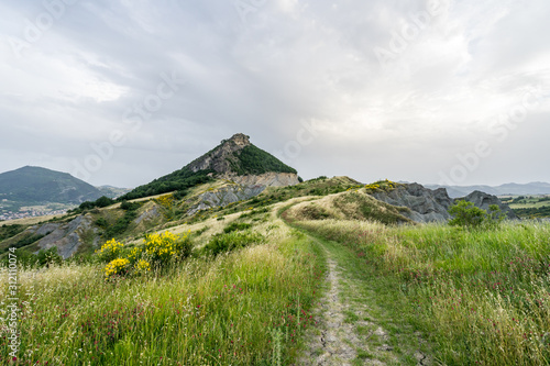 Vie of the old castle and village of Maioletto photo