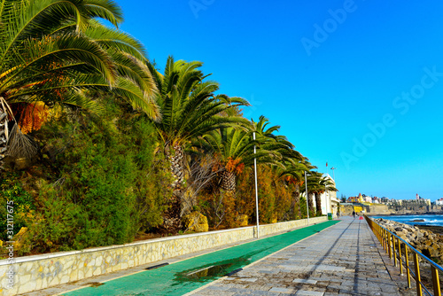 Küstenpromenade Estoril-Cascais, Portugal photo