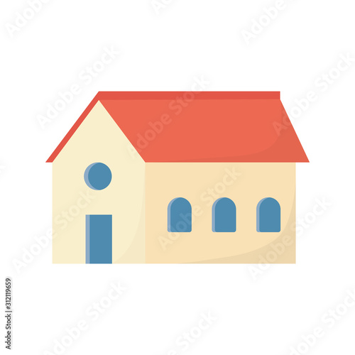 house facade exterior architecture icon