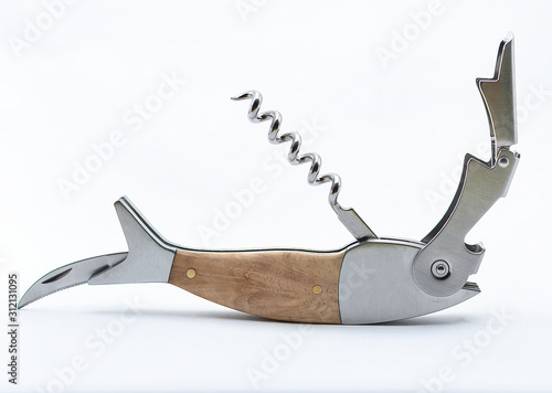 Cuadro en lienzo Multipurpose knife with several tools