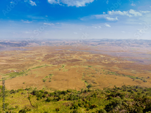 Aerial image of high mountain located in Belly Mountain