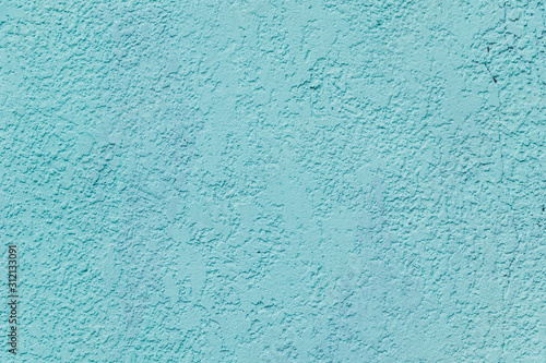 Retro aqua concrete wall background texture