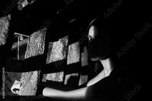 A super beautiful woman with a very attractive sensual look