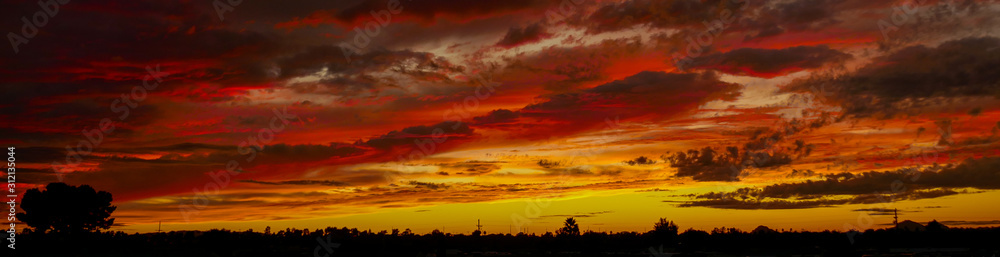Dramatic Sunset Sunrise Panoramic - 70559
