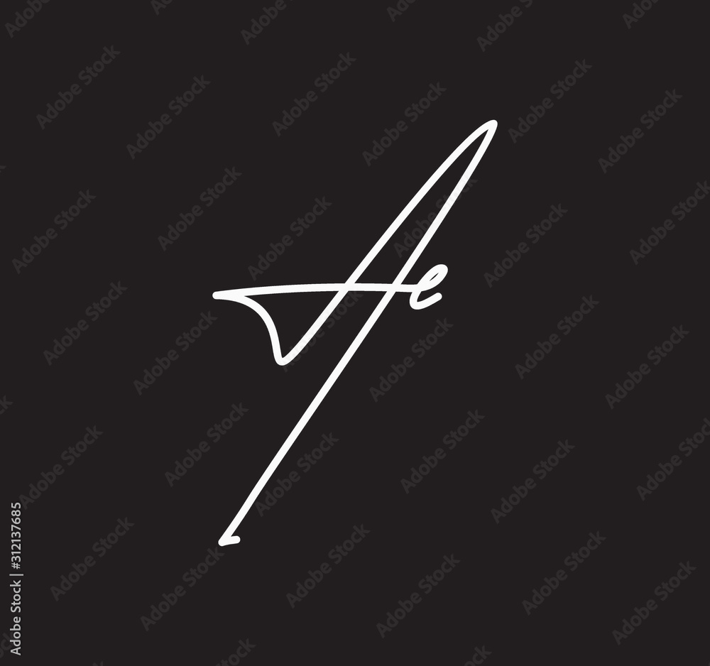 Couple Cursive Letters Initial Signature Handwriting Calligraphy Couple Cursive Letters Initial Signature Handwriting Calligraphy
