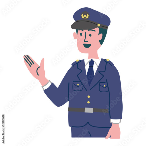 警察官　解説　男性