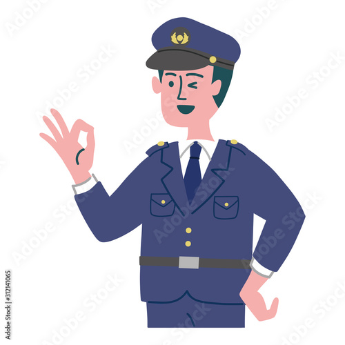 警察官　OK　男性
