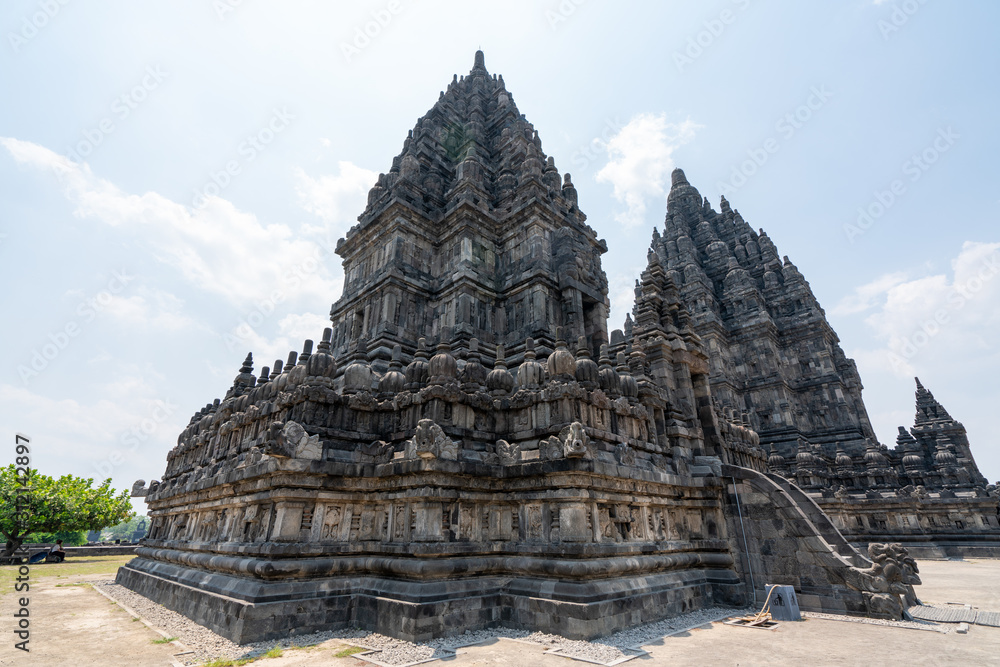 プランバナン寺院群の風景 プランバナン寺院群の風景