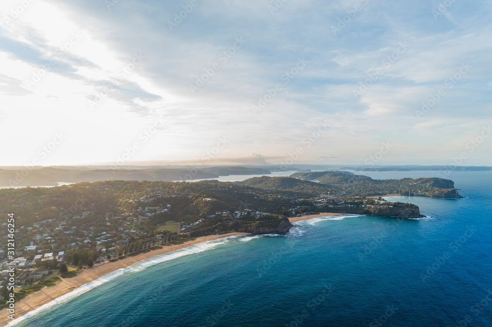 Whale beach aerial view , Sydney Australia