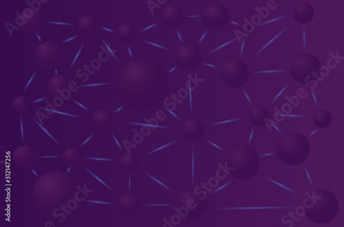 abstract background with molekul of chemistry