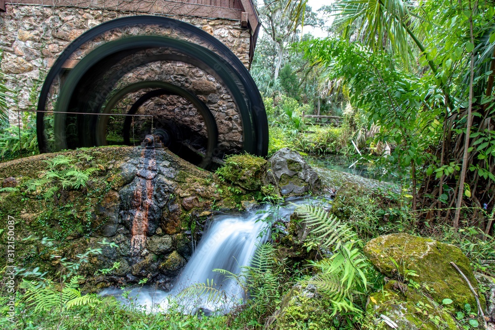 Watermill Waterfall Beautiful Nature Scenery Watermill Waterfall Beautiful Nature Scenery