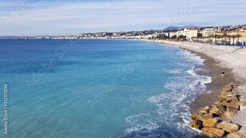 Coastline of Nice, South of France © Heather