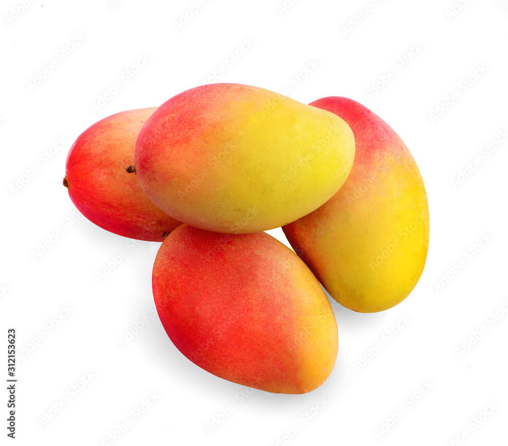 mango isolated on white background mango isolated on white background
