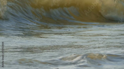 Wave and Bubble in Slow Motion