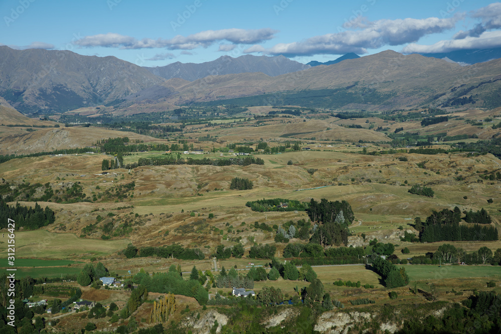 ニュージーランド、オタゴ地方の風景