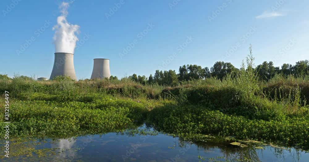 Nuclear power station,Belleville-sur-Loire, Cher department, France Nuclear power station,Belleville-sur-Loire, Cher department, France