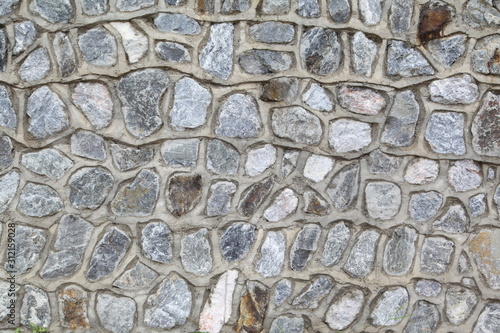 Texture of old rock wall for background. 