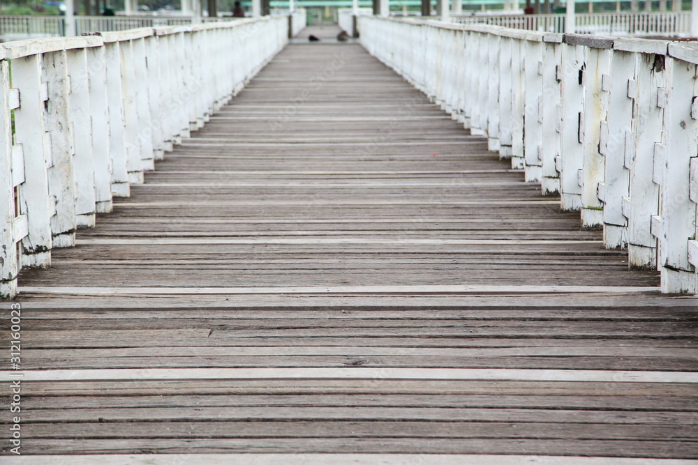 Wood bridge 