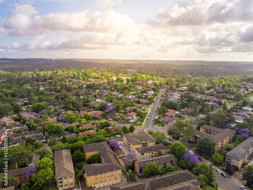 Suburbs of Sydney streets and residential photo