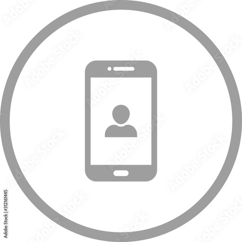 Unique User Account Vector Glyph Icon