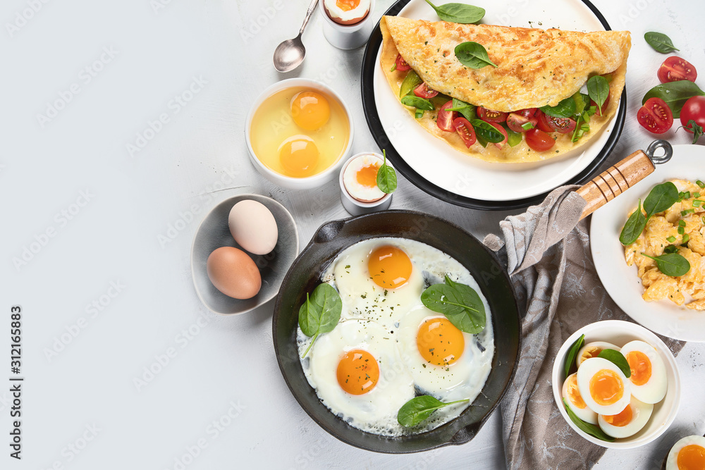Cooked egg dishes Cooked egg dishes