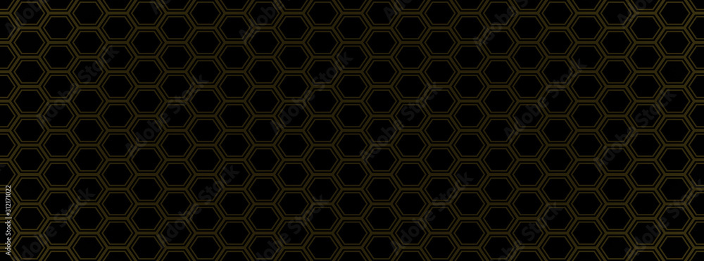 Geometric hexagon grid illustration. Abstract futuristic technology background. Geometric hexagon grid illustration. Abstract futuristic technology background.