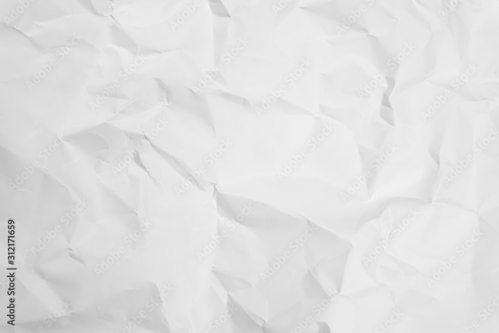 White crumpled paper texture background. White crumpled paper texture background.